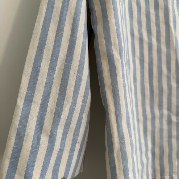 Sezane blue/ecru Blouse 40 - Picture 3 of 7